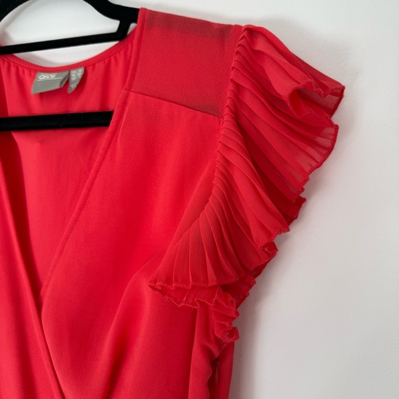 NWOT ASOS Red Wrap Occasional Maxi Dress Size 8 - Picture 4 of 9